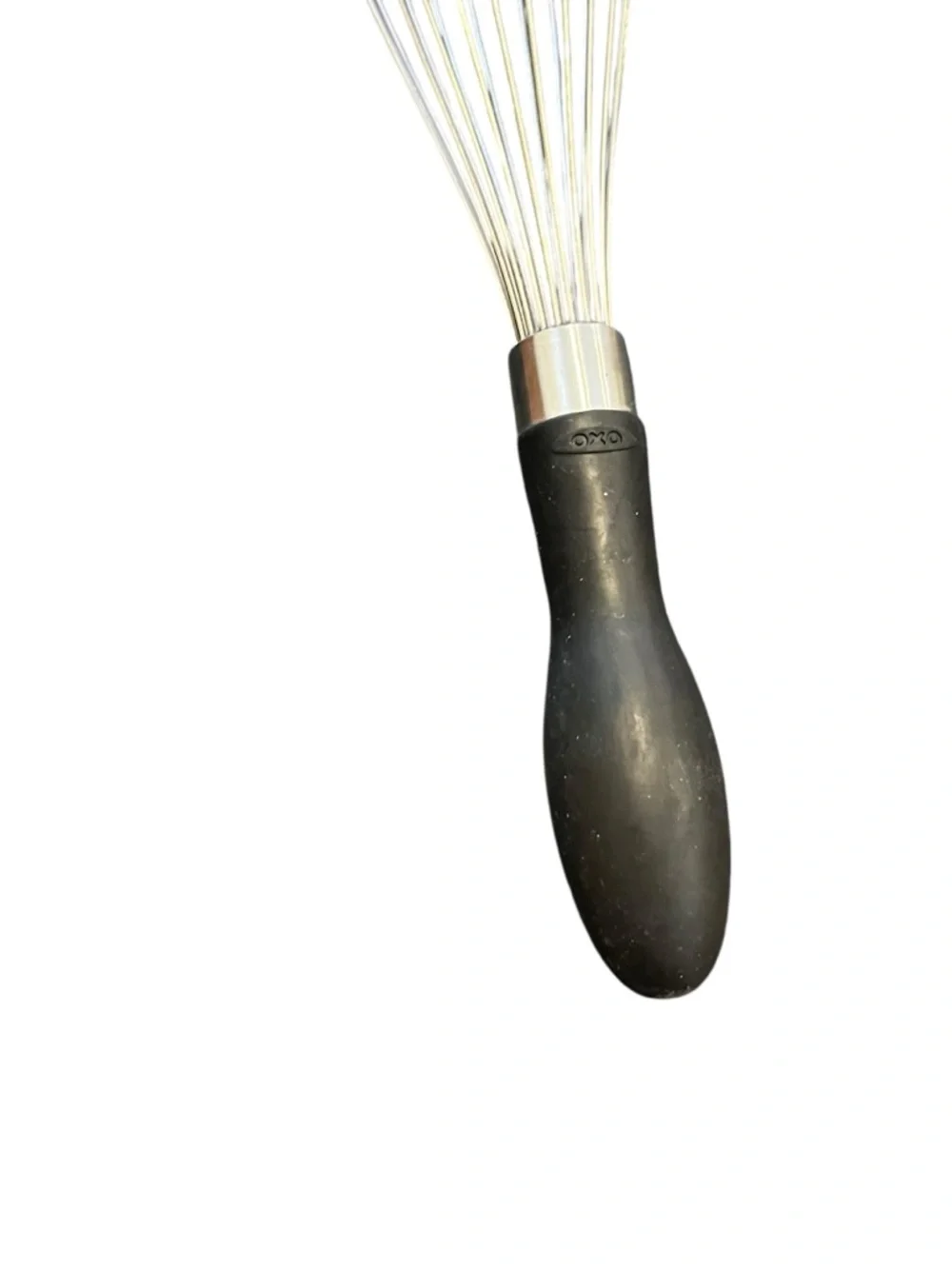 Oxo black handle silver whisk wisk